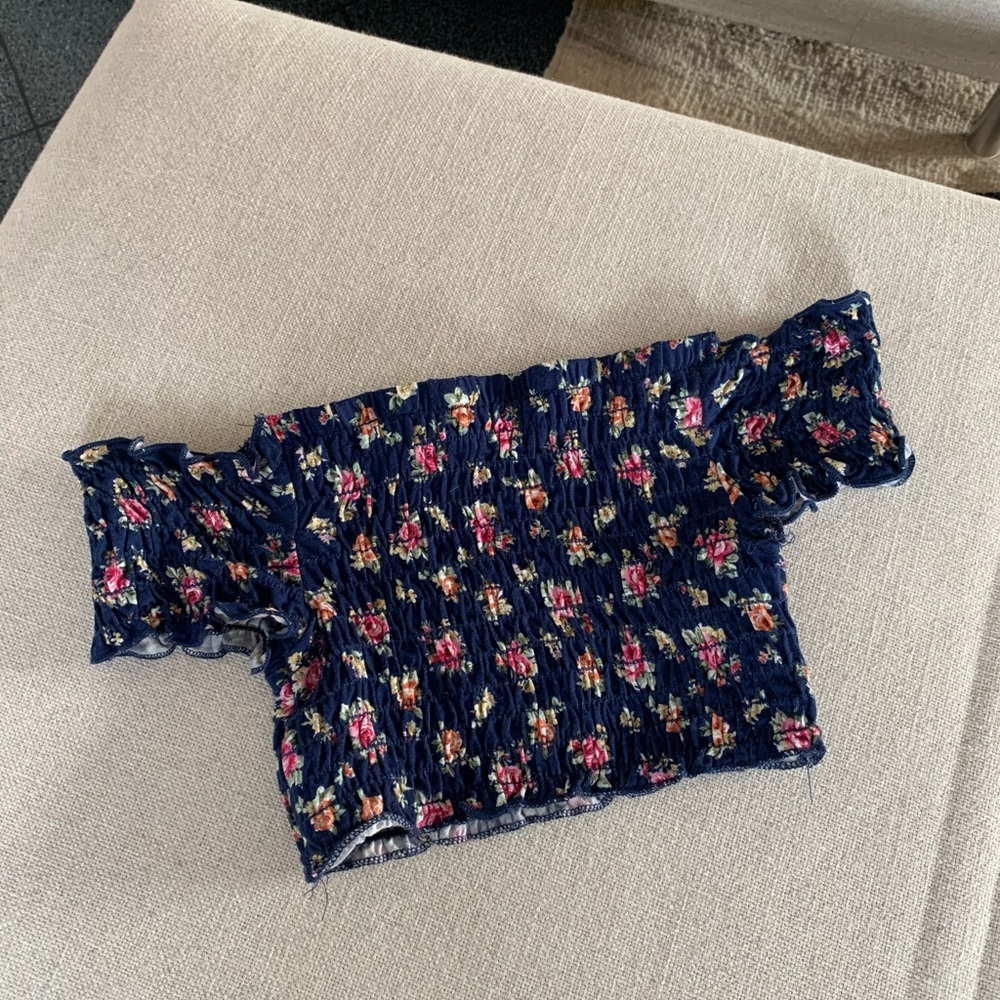 Urban Outfitters Floral Crop Top